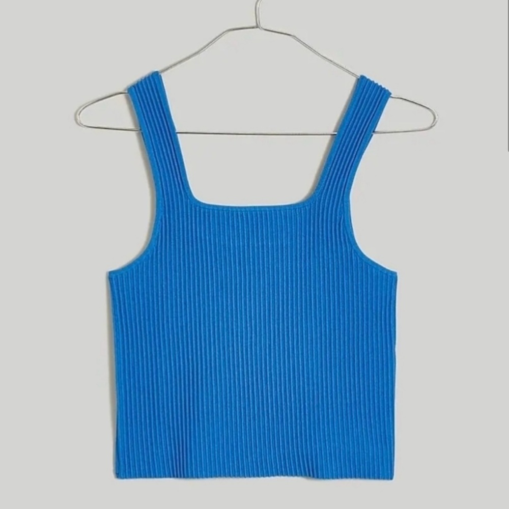 Madewell NWT Ottoman Knit Sweater Tank – Size Large - Picture 2 of 8